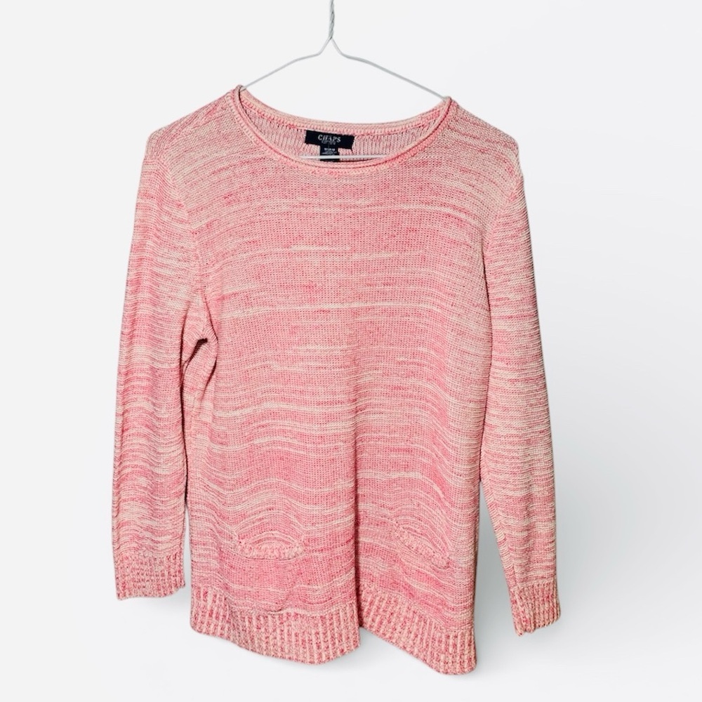 Chaps cotton and linen sweater